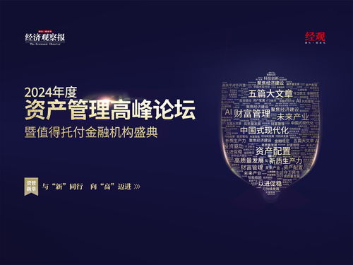2024資產管理高峰論壇 展望資本管理新趨勢與發展路徑